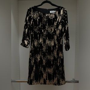Eliza J sequin dress